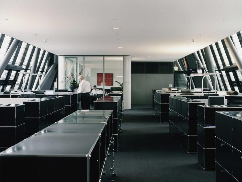 USM Низкомодульный офисный шкаф для хранения из металла Usm haller system sun-id-1380981 - Вид №27