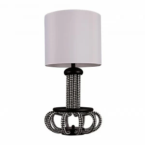 Настольная лампа Divinare 2718/04 TL-1 DIVINARE КЛАССИЧЕСКИЕ 110463 Белый;прозрачный;черный