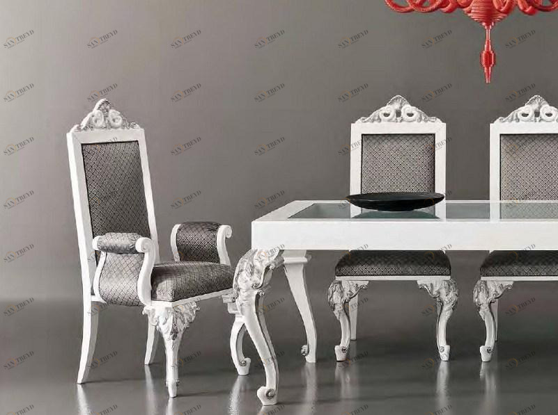 Modenese Gastone Стул с подлокотниками с высокой спинкой Minimal baroque 42504