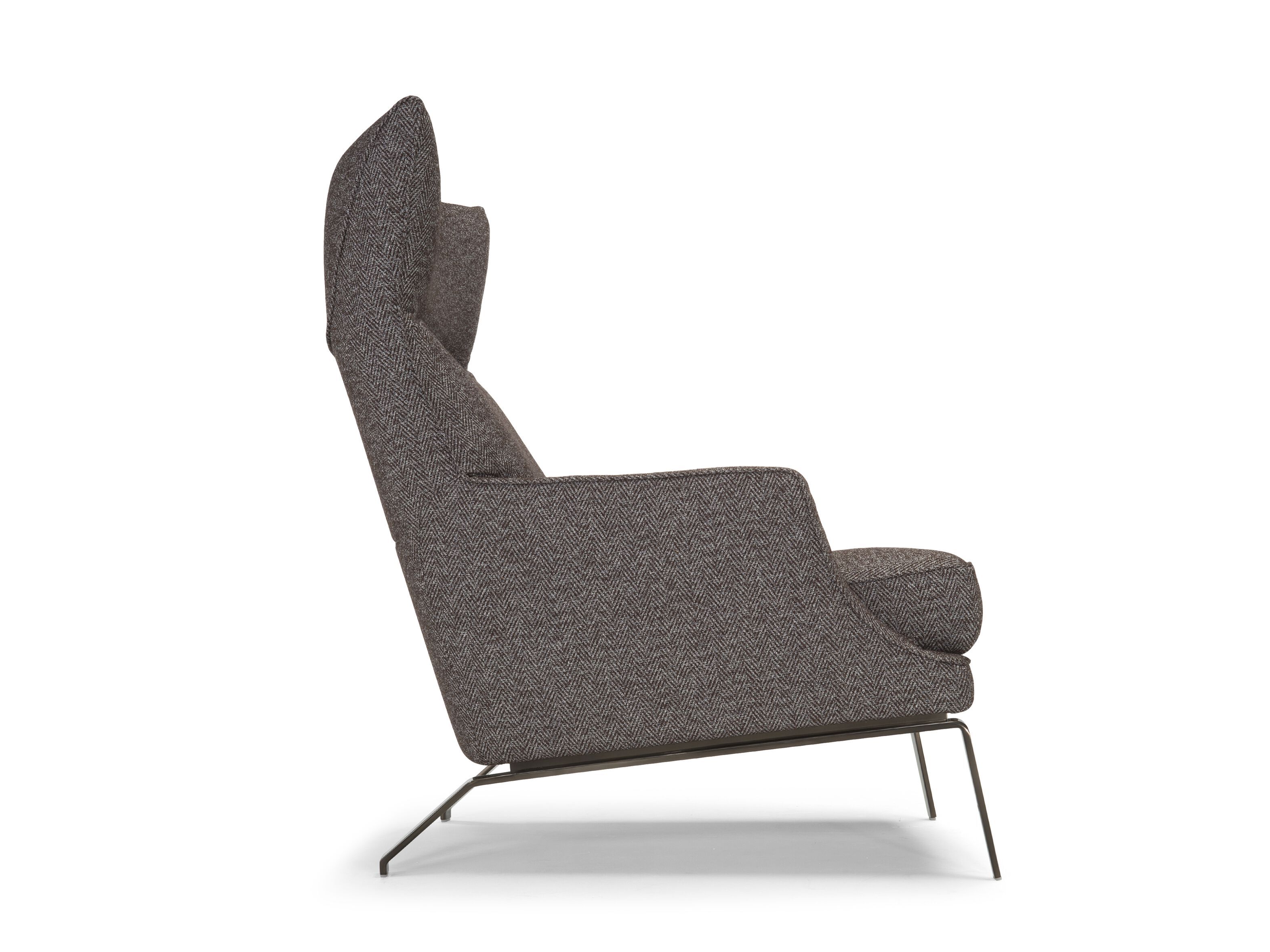 Тканевое кресло с подлокотниками с высокой спинкой Natuzzi Italia Clemmie ARCH-00066039 - Вид №1