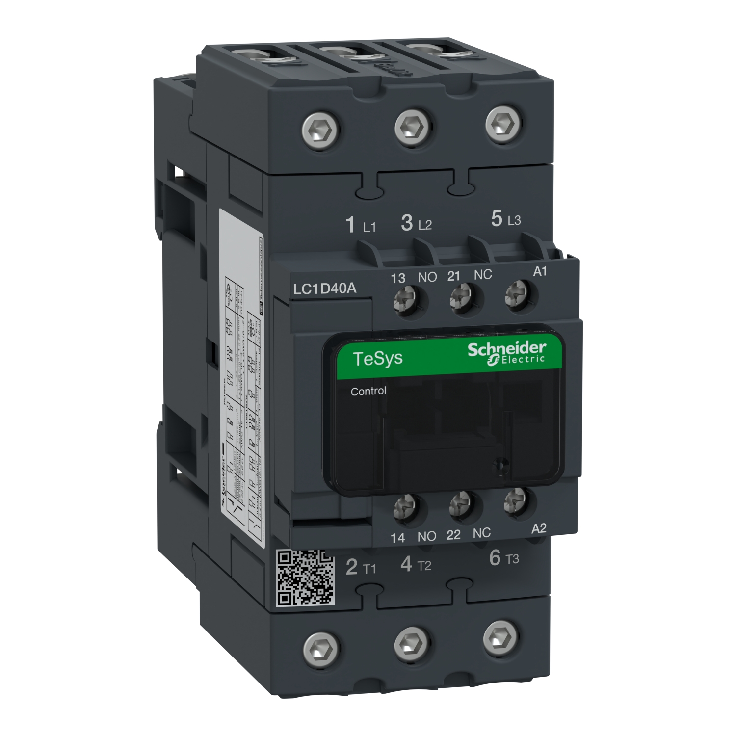 LC1D40AD7 Контактор LC1D EVERLINK 3P 60А 440/42В AC 18.5кВт Schneider Electric TeSys 