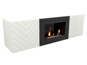 9101967 Биокамин с тумбой Firelight BFP/P-1400V черный