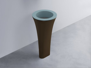 AMLA45-PL+AMPILT-CM+AMCOLT-CA Раковина Amedeo Tondo отдельностоящая cielo Enjoy + Amedeo