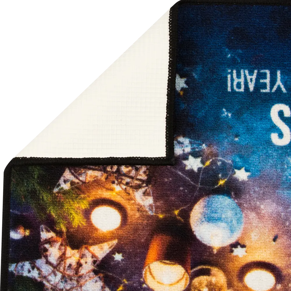 Коврик Merry Christmas 45x68 см нейлон цвет синий CTIM STLM-2083013 - Вид №4