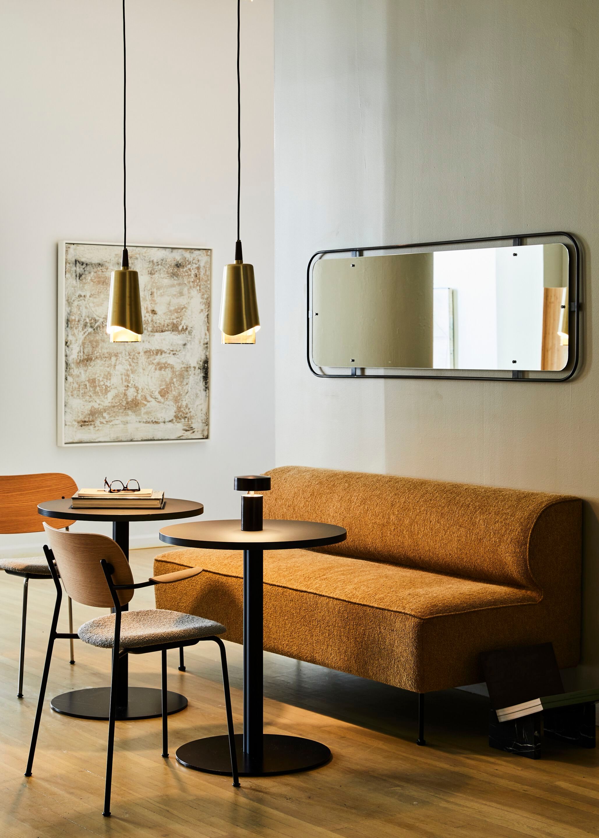 Прямоугольное настенное латунное зеркало Audo Copenhagen Nimbus ARCH-00148686 - Вид №9