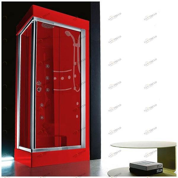 Душевая кабина Gruppo treesse Acquazzurra 72 STI-B7576S-K белая с гидромассажем угловая левая STIB7576SK