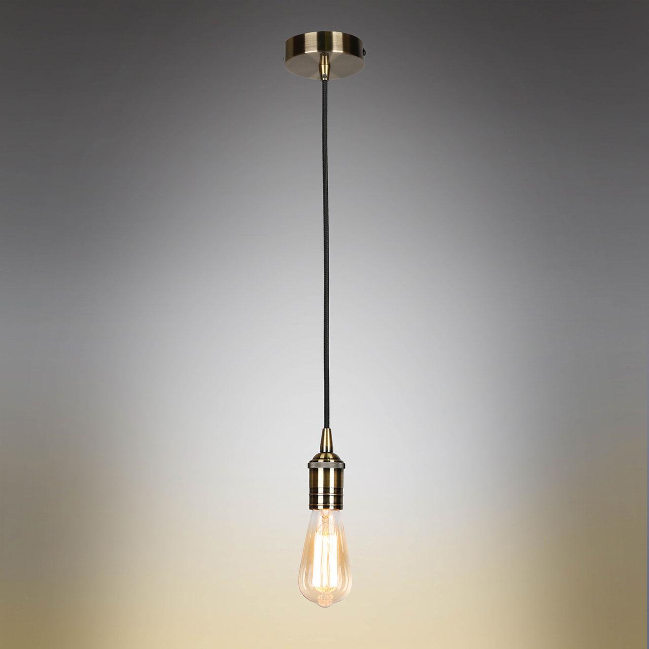 Подвесной светильник Omnilux OML-91206-01 OMNILUX 9120 196370 Бронза  - Вид №1