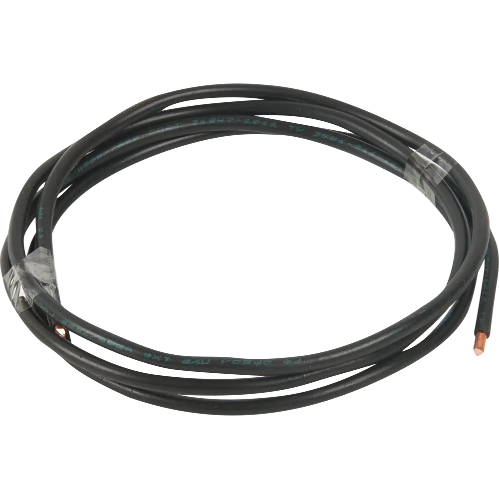 Провод Ореол ПУВ 1x4 мм на отрез ГОСТ цвет черный STLM-2176070 - Вид №1