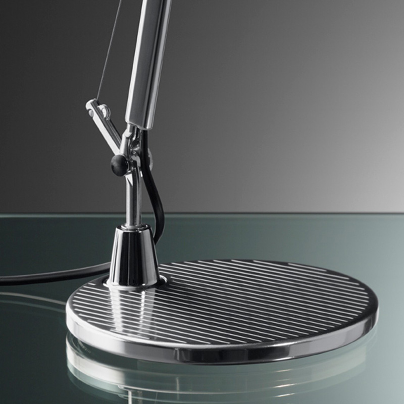 Настольная лампа 73х69 см оранжевая бежевая Micro A011900 ARTEMIDE  00-3883004 Серебро  - Вид №6