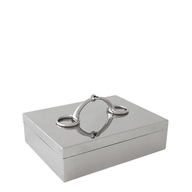 Шкатулка Aurora L от Eichholtz EICHHOLTZ EICHHOLTZ 060226 Хром  - Вид №1