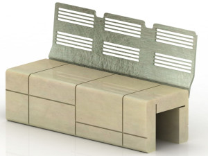 Реконструированная каменная скамья