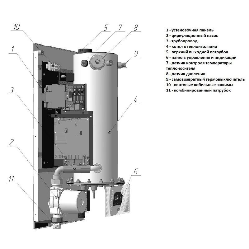 Котел электрический Warmos-RX-II Эван 15 12445EVN - Вид №3