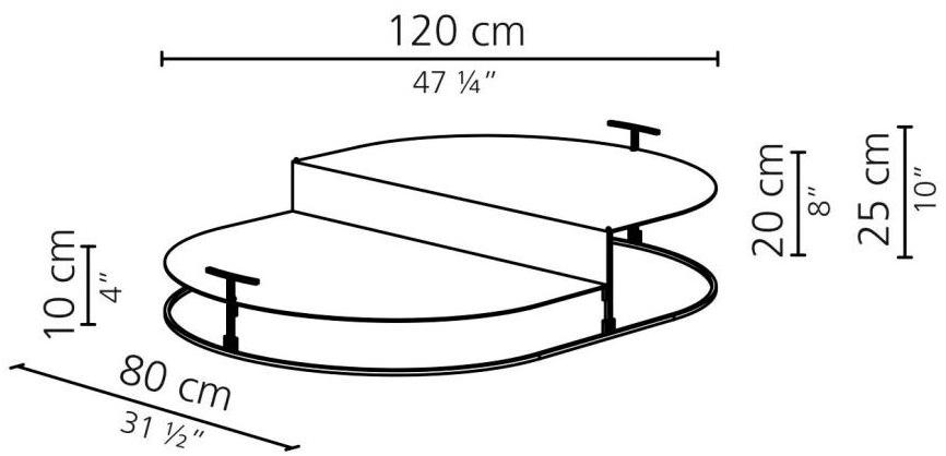 Casamilano Овальный журнальный столик из стали sun-id-1395753 - Вид №5