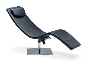 Кожаный шезлонг