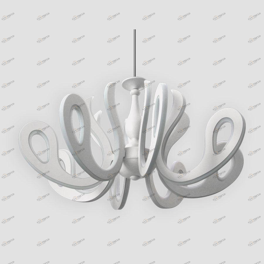 Потолочная светодиодная люстра Ambrella light Orbital Classic FK82/8 WH 504W D820 AMBRELLA LIGHT ДИЗАЙНЕРСКИЕ, ORBITAL CLASSIC 220086 Белый 