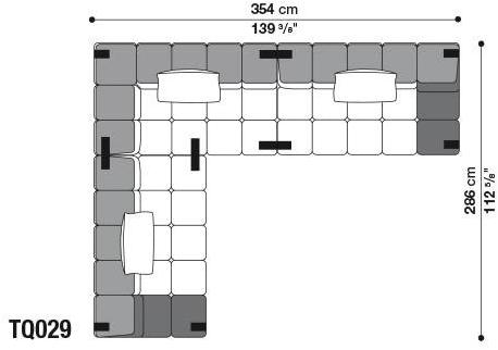 B&B Italia Модульный секционный диван Tufty time sun-id-1414316 - Вид №69