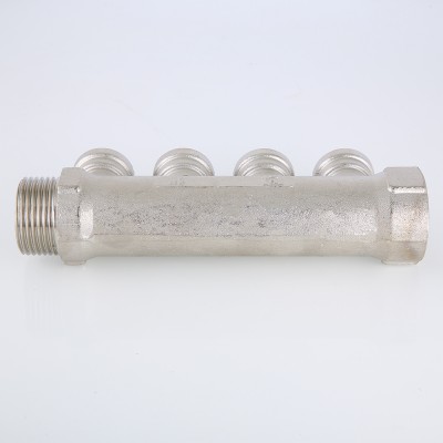 VTc.550.N.0503 Коллектор с внутренней резьбой Valtec 3/4", 3 х 1/2"  - Вид №4