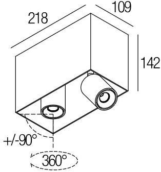 Flexalighting Регулируемый светодиодный потолочный светильник sun-id-1396200 - Вид №2