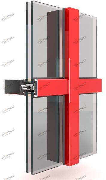 Twin Systems Сплошная фасадная система из алюминия sun-id-1507960