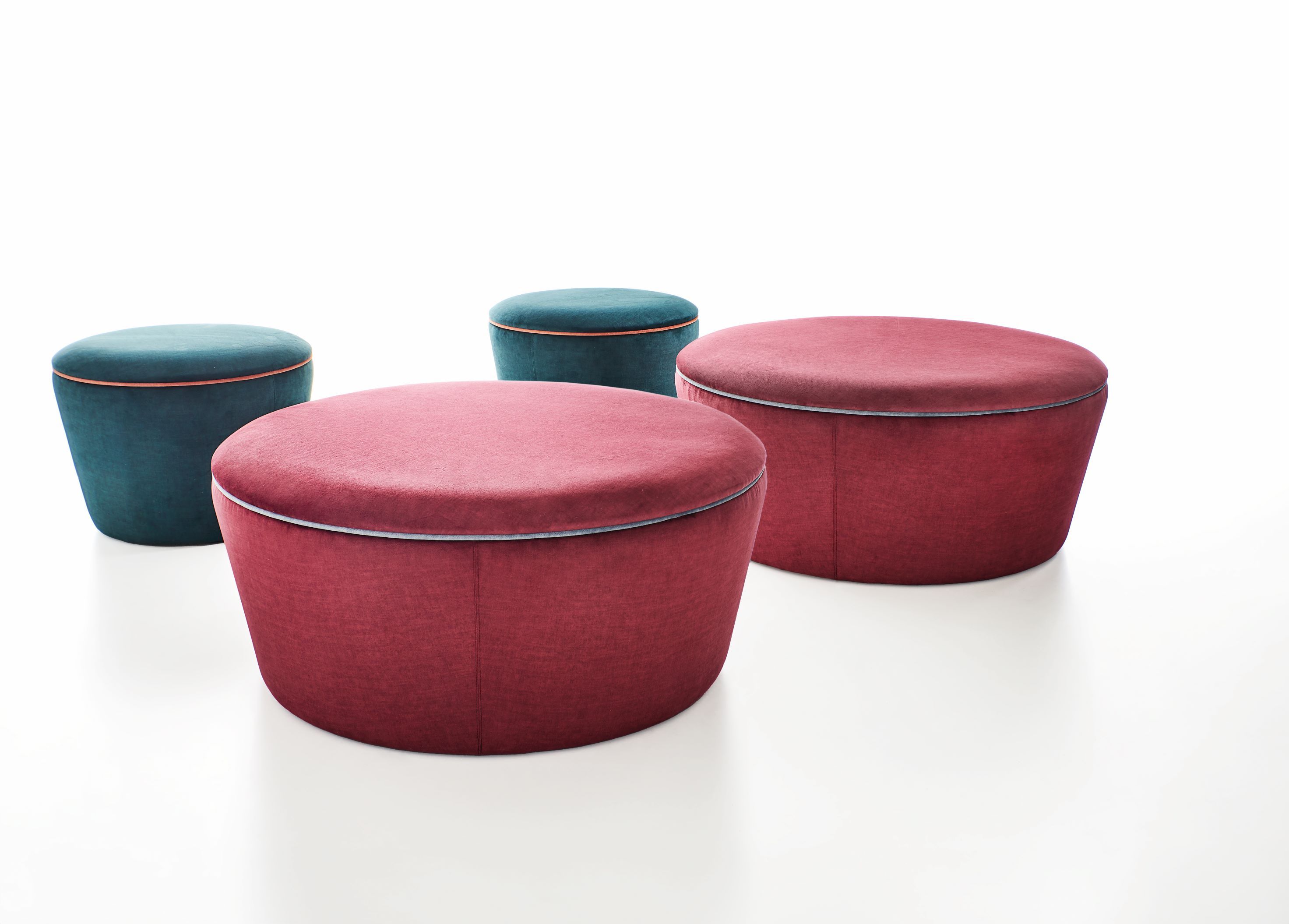 Круглый пуф Sedex вишня ARCH-00137881 - Вид №4