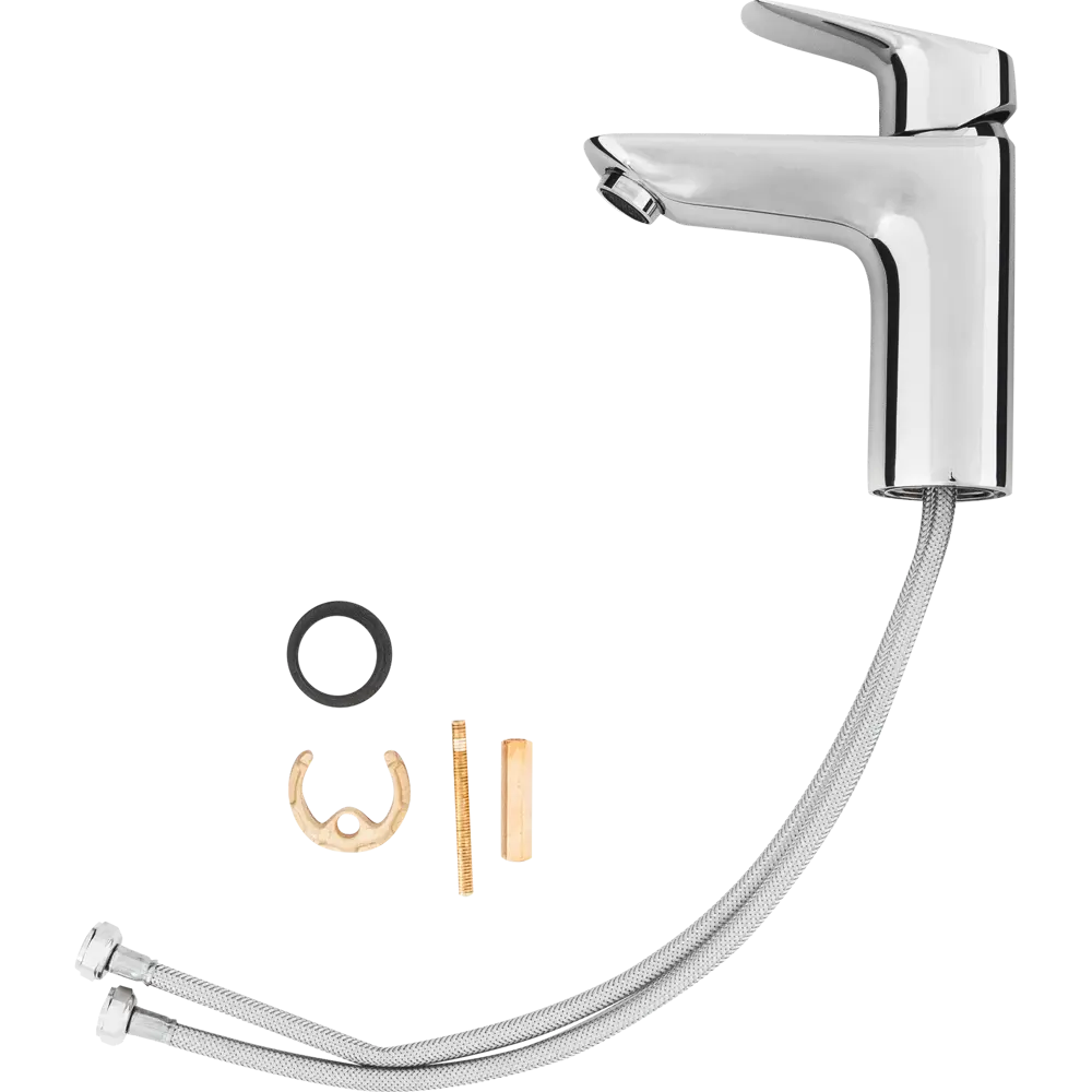 Смеситель для раковины Hansgrohe Logis однорычажный цвет хром 17365461 STLM-2002448  - Вид №1
