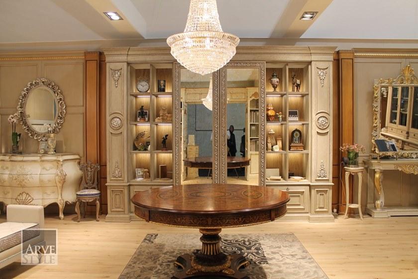 Arvestyle Настенный книжный шкаф из дерева с подсветкой Giulio As-1800 - Вид №6