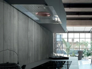 FABER Встроенная вытяжка из нержавеющей стали со встроенным освещением класса а