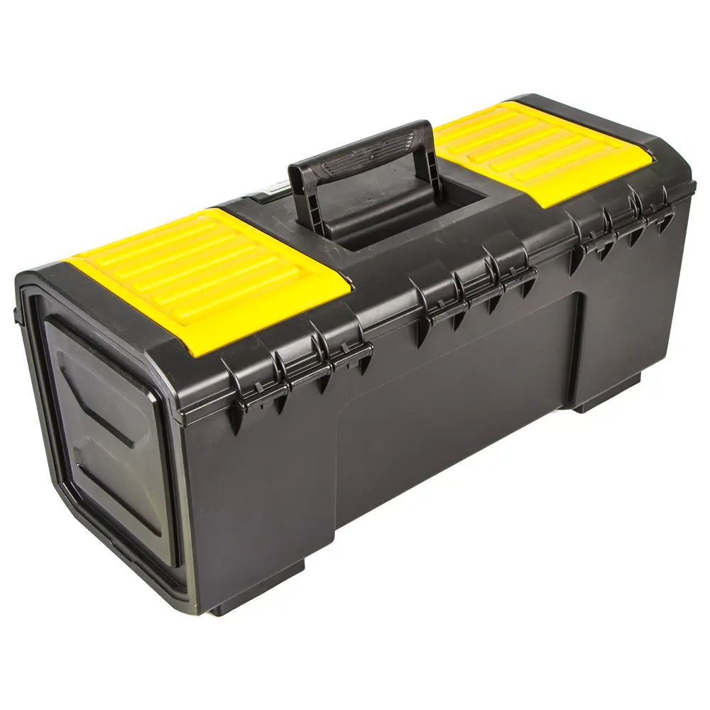 Ящик для инструмента Stanley 280х257х593 мм, пластик, цвет чёрный/жёлтый 16518314 STLM-2109700  - Вид №1