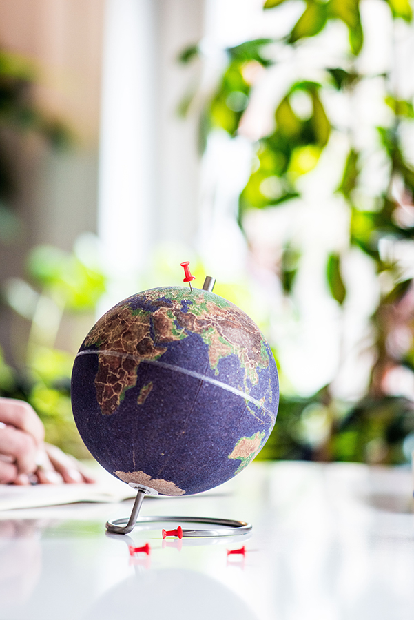 Глобус цветной Colour малый SUCK UK SKCORKGLOBE4 - Вид №1