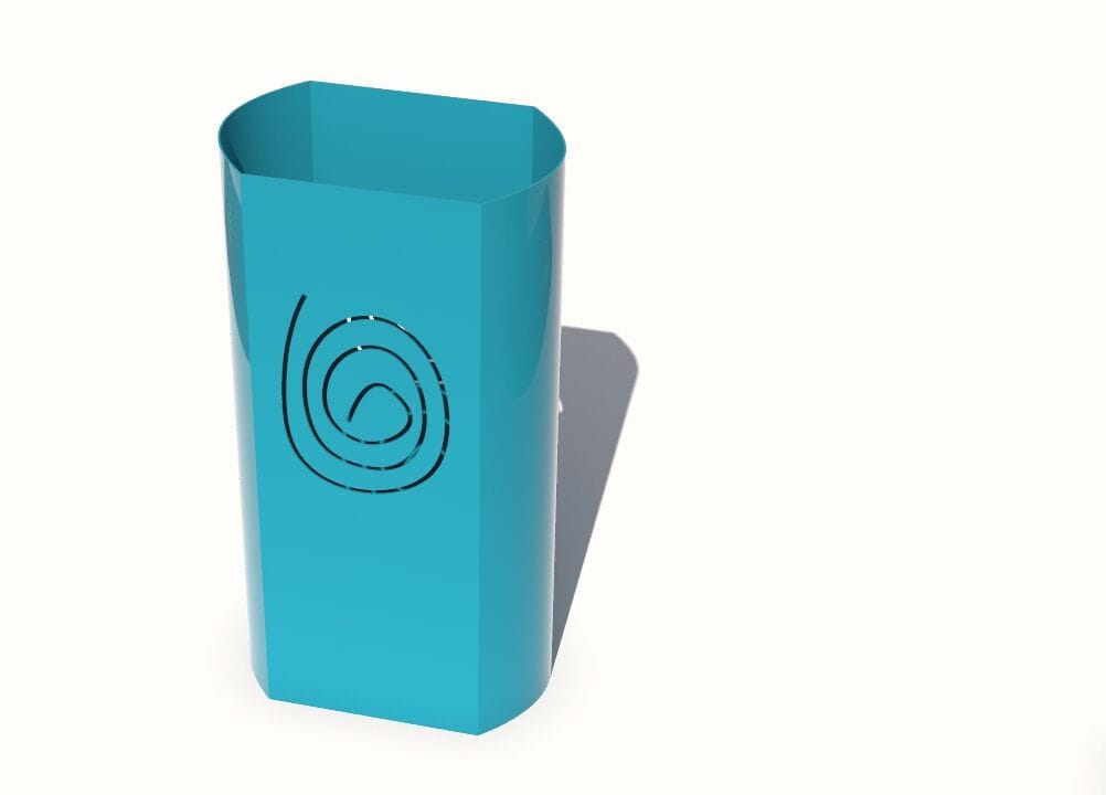 Наружные металлические стойки для мусора CITYSì IMPRONTA ARCH-00077515 - Вид №5