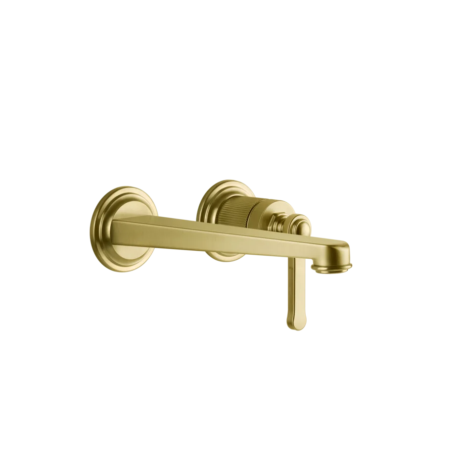 Смеситель для умывальника 65089 716 Gessi Venti20 PVD С ЗОЛОТОЙ ЩЕТКОЙ 65089716