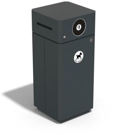 ENCHO ENCHEV - ETE Металлический мусорный бак для собачьих экскрементов  171  - Вид №2