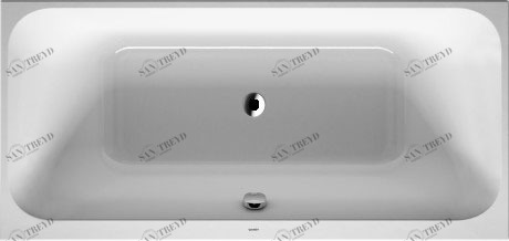 700315..0000000 Ванна Happy D.2 #700315 1900 x 900 мм Белый Alpin Duravit