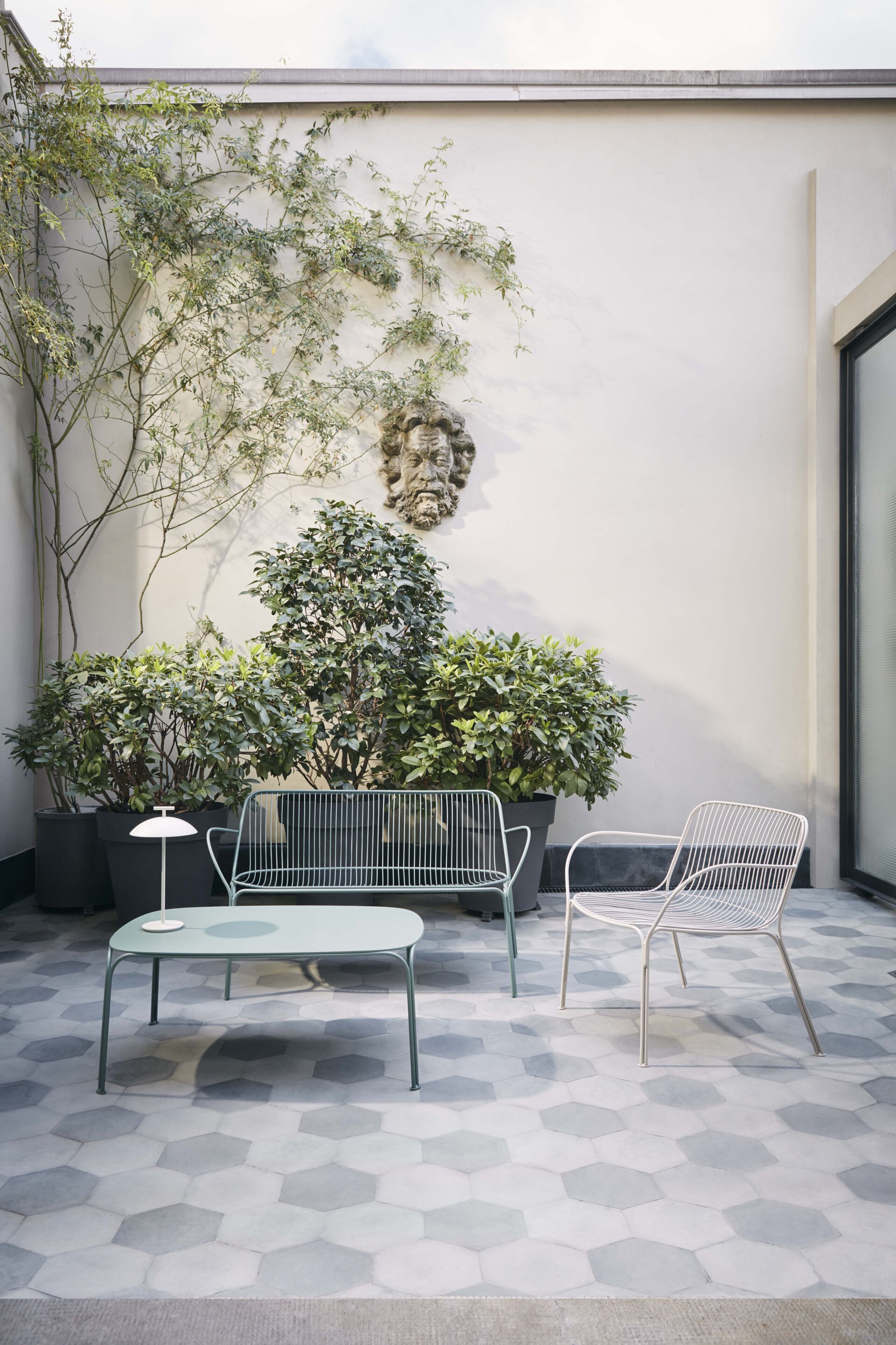 Прямоугольный садовый столик из оцинкованной стали Kartell Hiray ARCH-00094326 - Вид №14