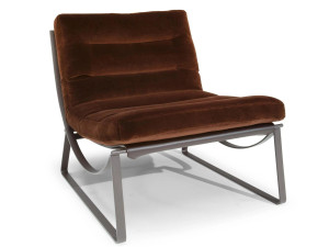 Кресло с салазками из ткани