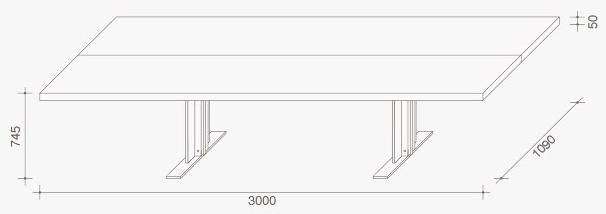 Lema Прямоугольный стол со столешницей из вулканического камня sun-id-1468706 - Вид №13