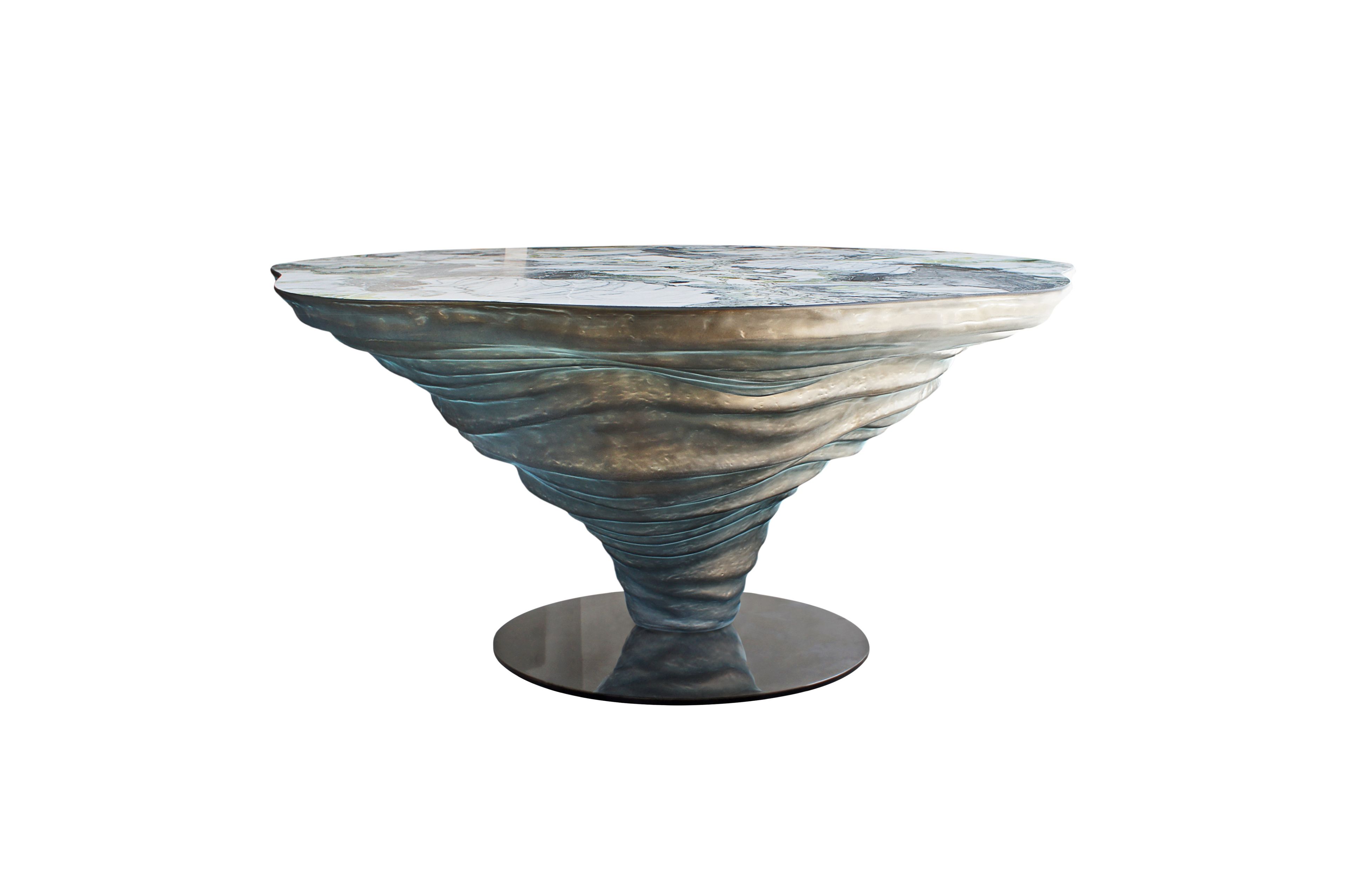 Круглый стол из стекловолокна KARPA KENYA K1380A ARCH-00091438 - Вид №6