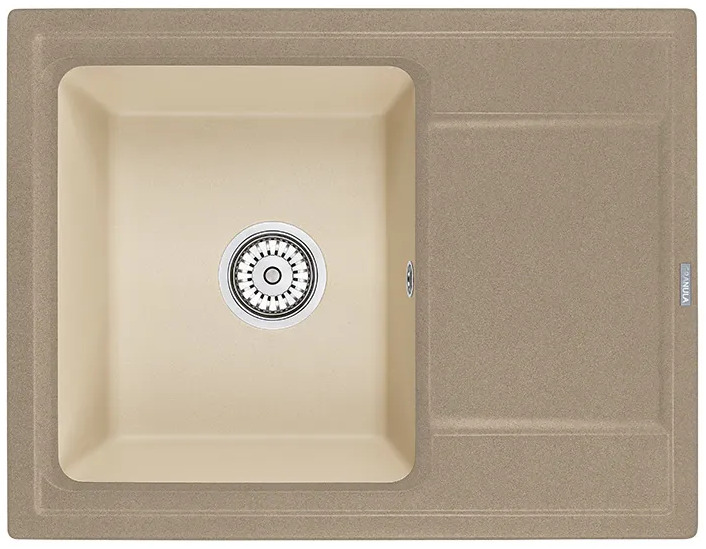 HI-65, ПЕСОК/БРЮТ,ГИБРИД кухонная мойка , кварц