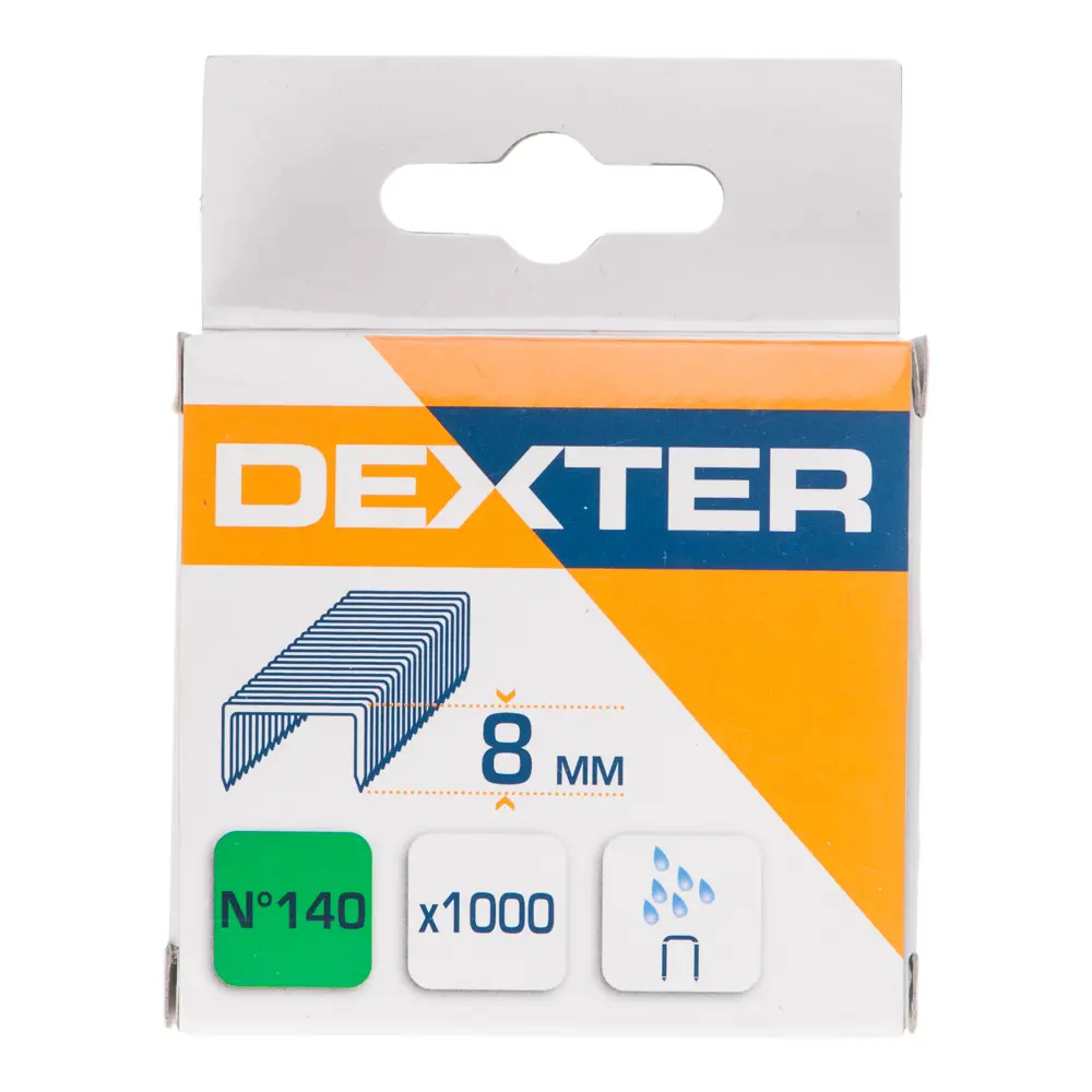 Скобы Dexter 140 для мебельного степлера 8 мм (1000 шт) 15077596 STLM-0005320 - Вид №1
