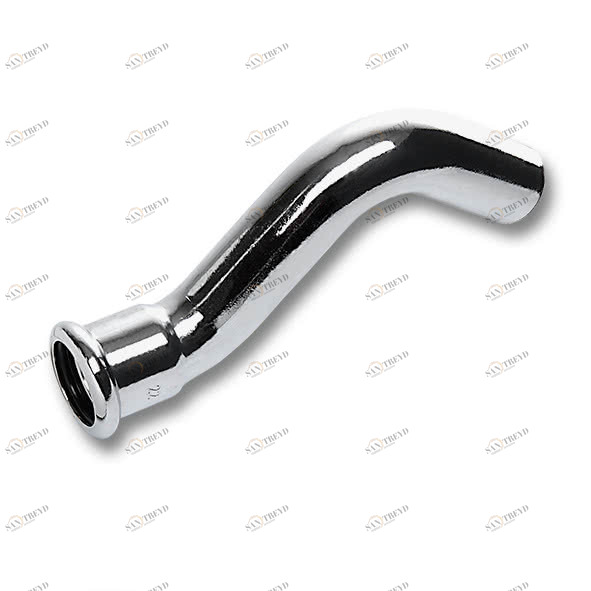 11608628 SANHA 16086 пресс-фитинг, медь, обвод ВПр-НПр, хром. 28 мм 