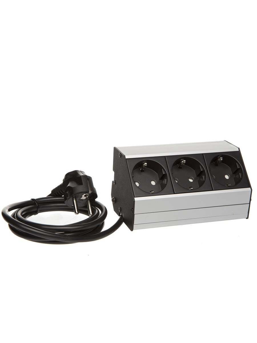 Блок электрических розеток Aspect 12106 Silver NAVAKO  - Вид №1