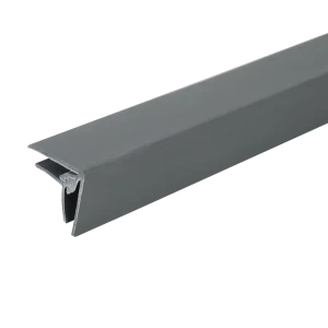 Профиль угловой KREAFORTA ПВХ темно-серый 20x2700 мм для панелей 4 мм 89412141 STLM-2098373