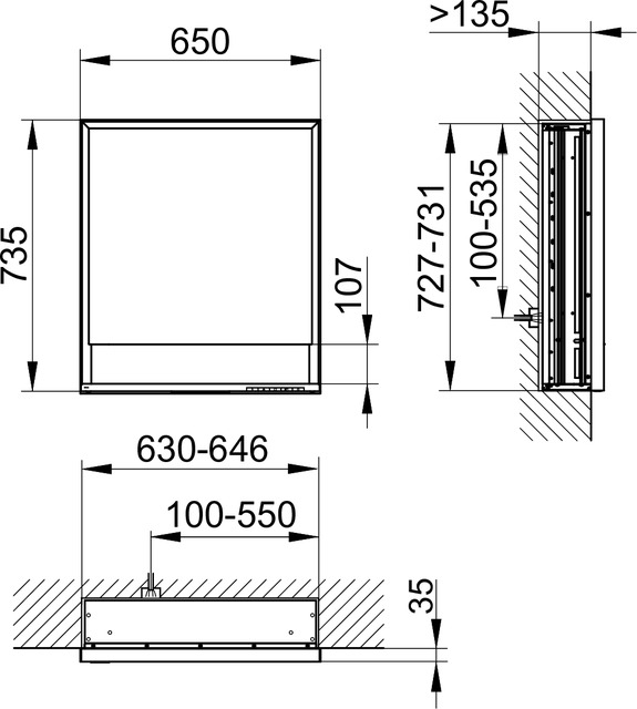 14311171103 Зеркальный шкаф KEUCO Royal Lumos - Вид №2
