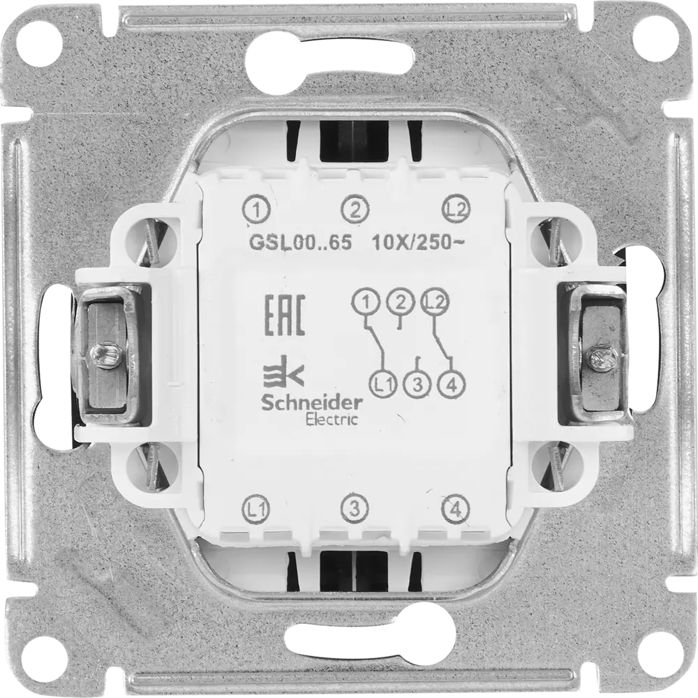Schneider Electric Glossa — Двуклавишный переключатель для умного освещения 84730730 STLM-0054169 - Вид №3