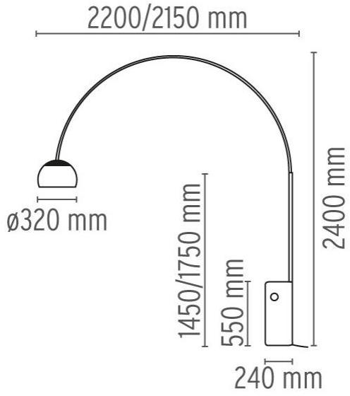 Flos Дизайнерский алюминиевый торшер sun-id-1368475 - Вид №8