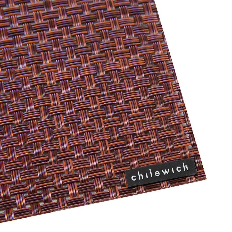 Салфетка виниловая Plum, жаккардовое плетение, 36х48 см Chilewich C100110049 - Вид №3