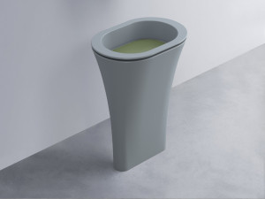 AMLA65-BR+AMPILO-AG+AMCOLO-BR Раковина Amedeo Ovale отдельностоящая cielo Enjoy + Amedeo