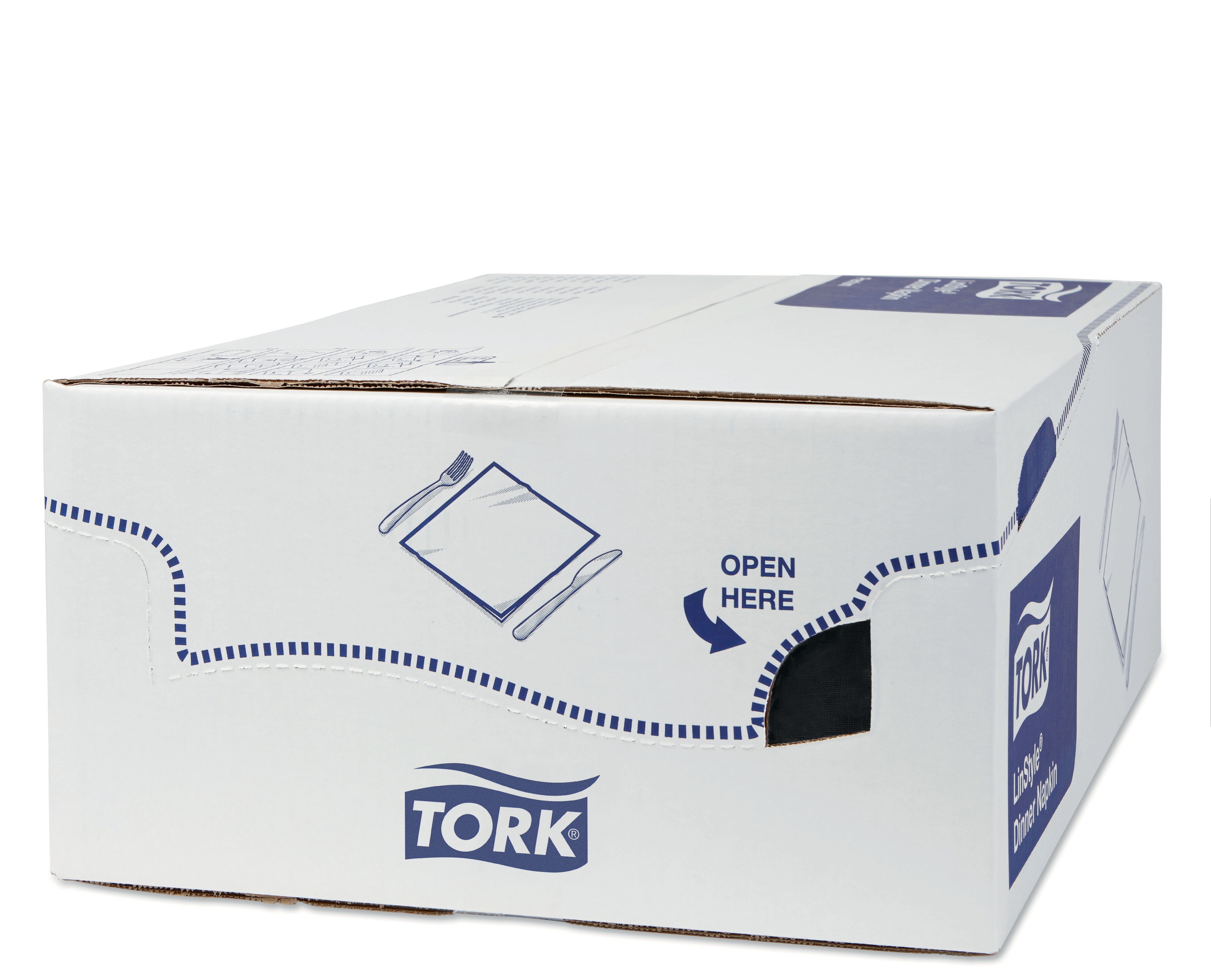 47872638 Черная обеденная салфетка Linstyle® Premium Black Tork  - Вид №3