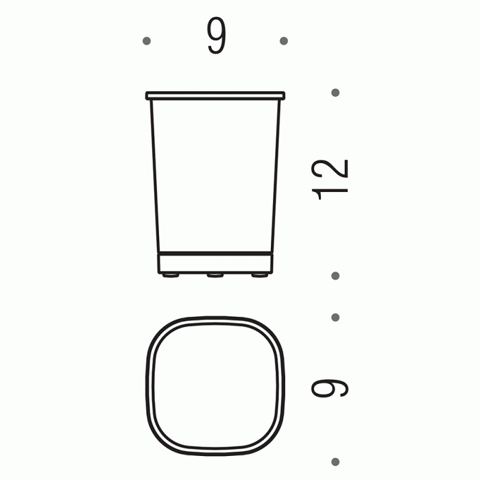 B2541 Стакан настольный COLOMBO Alize Colombo Design - Вид №2
