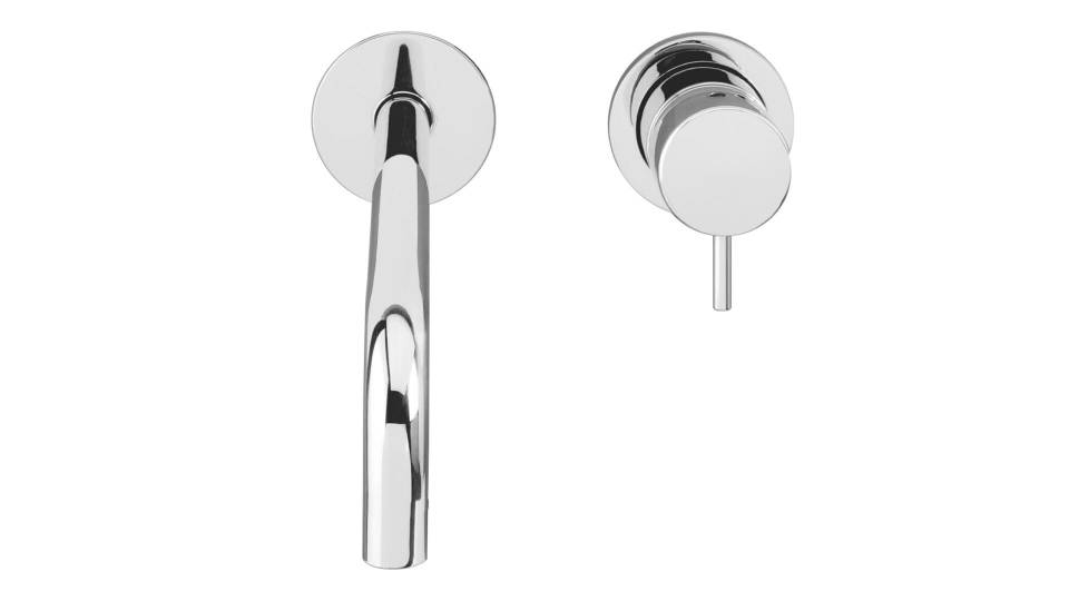 T1.16B Смеситель для раковинины настенный с автоматическим клапаном Waterrevolution Line FLOW Water Evolution  - Вид №1